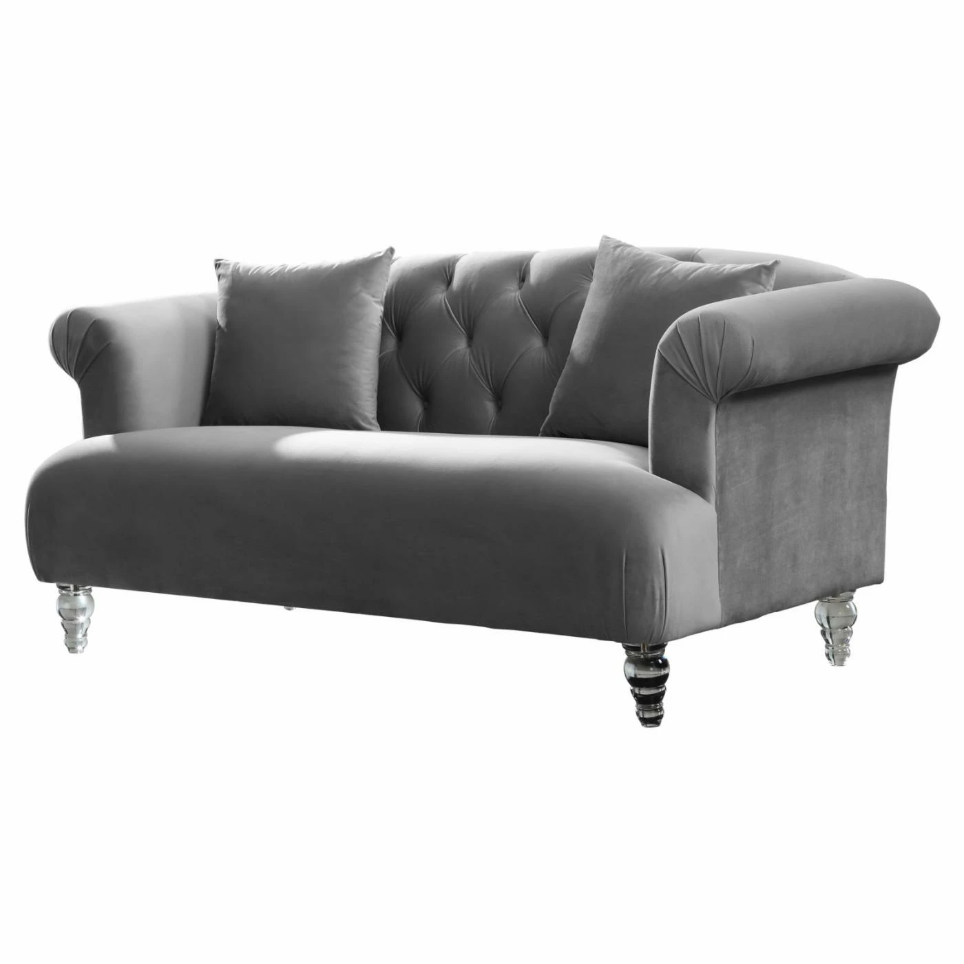 Discount โ Loveseats Armen Living Elegance Tufted Loveseat ๐ - Image 4