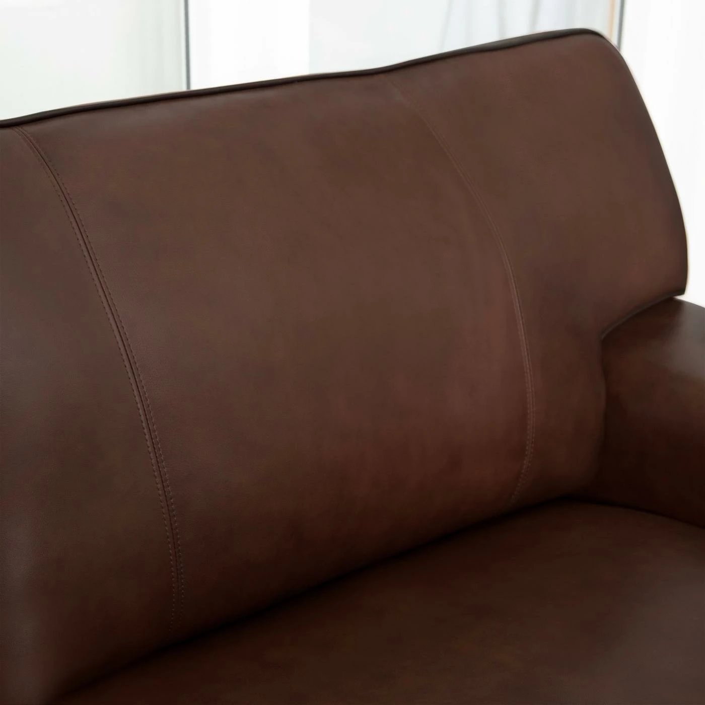 Flash Sale ๐งจ Loveseats Abbyson Leo Top Grain Leather Loveseat โจ - Image 4