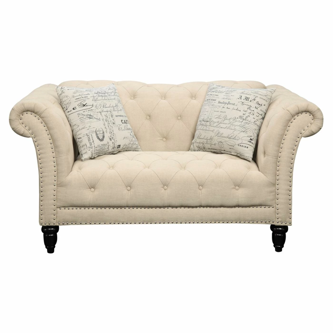 Brand new ๐งจ Loveseats Picket House Furnishings Twine Loveseat ๐ - Image 4