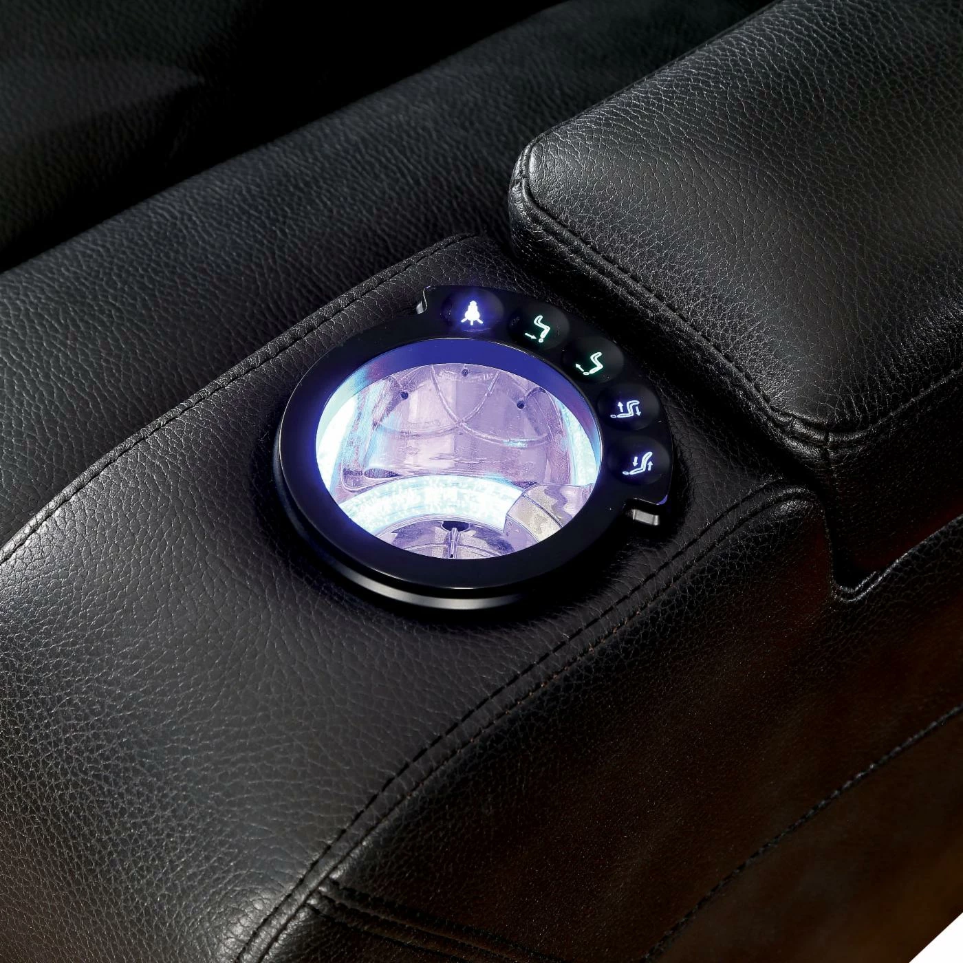 Best deal 🔥 Sofas Furniture Of America Somarr Contemporary Style Leatherette Recliner Sofa 🔔 - Image 4