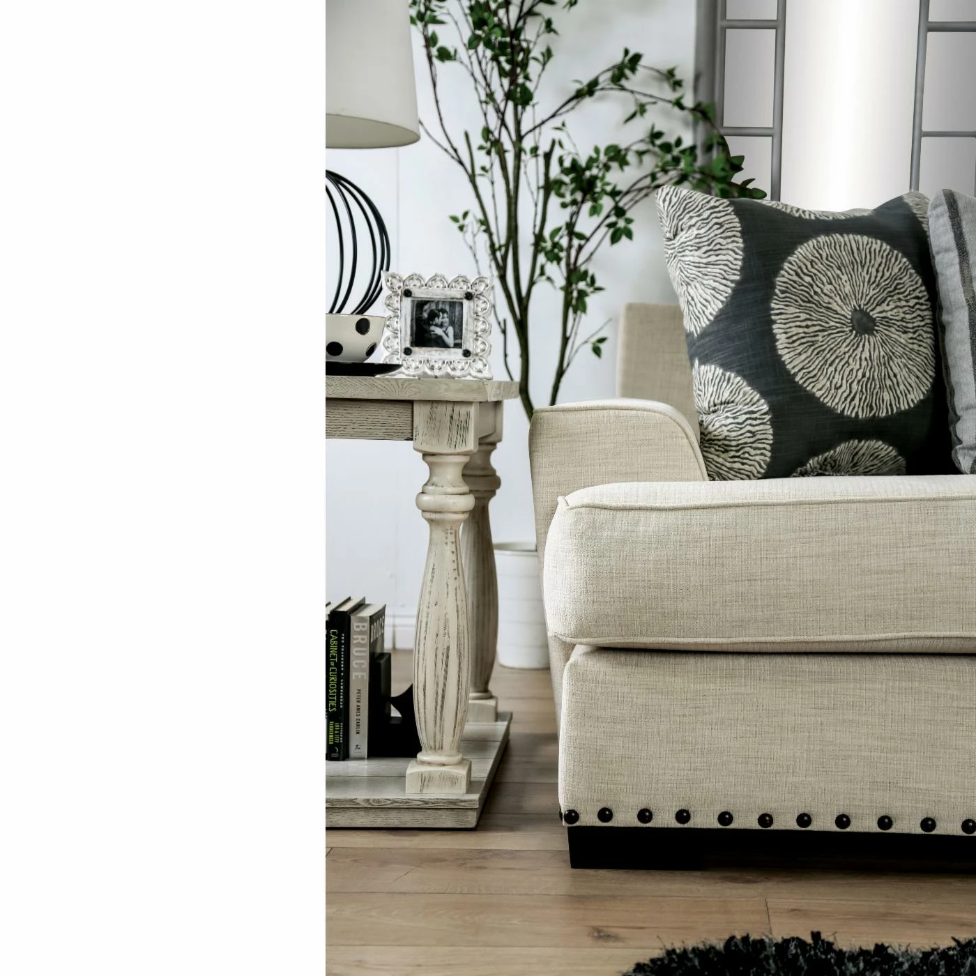 Cheapest π₯° Sofas Furniture Of America Lizzie Nailhead Sofa π€© - Image 4