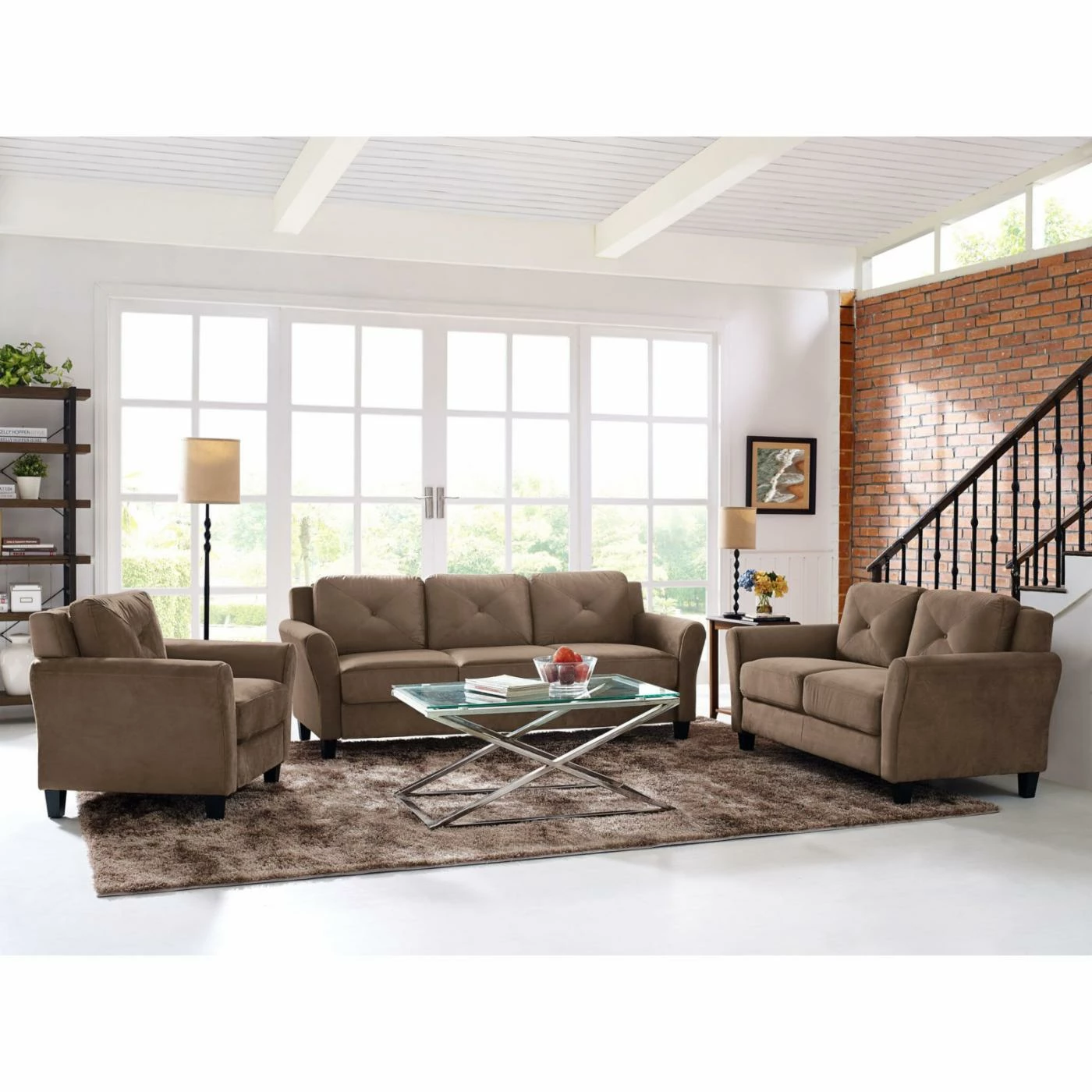 New 🎉 Loveseats Lifestyle Solutions Harvard Loveseat ✔️ - Image 4