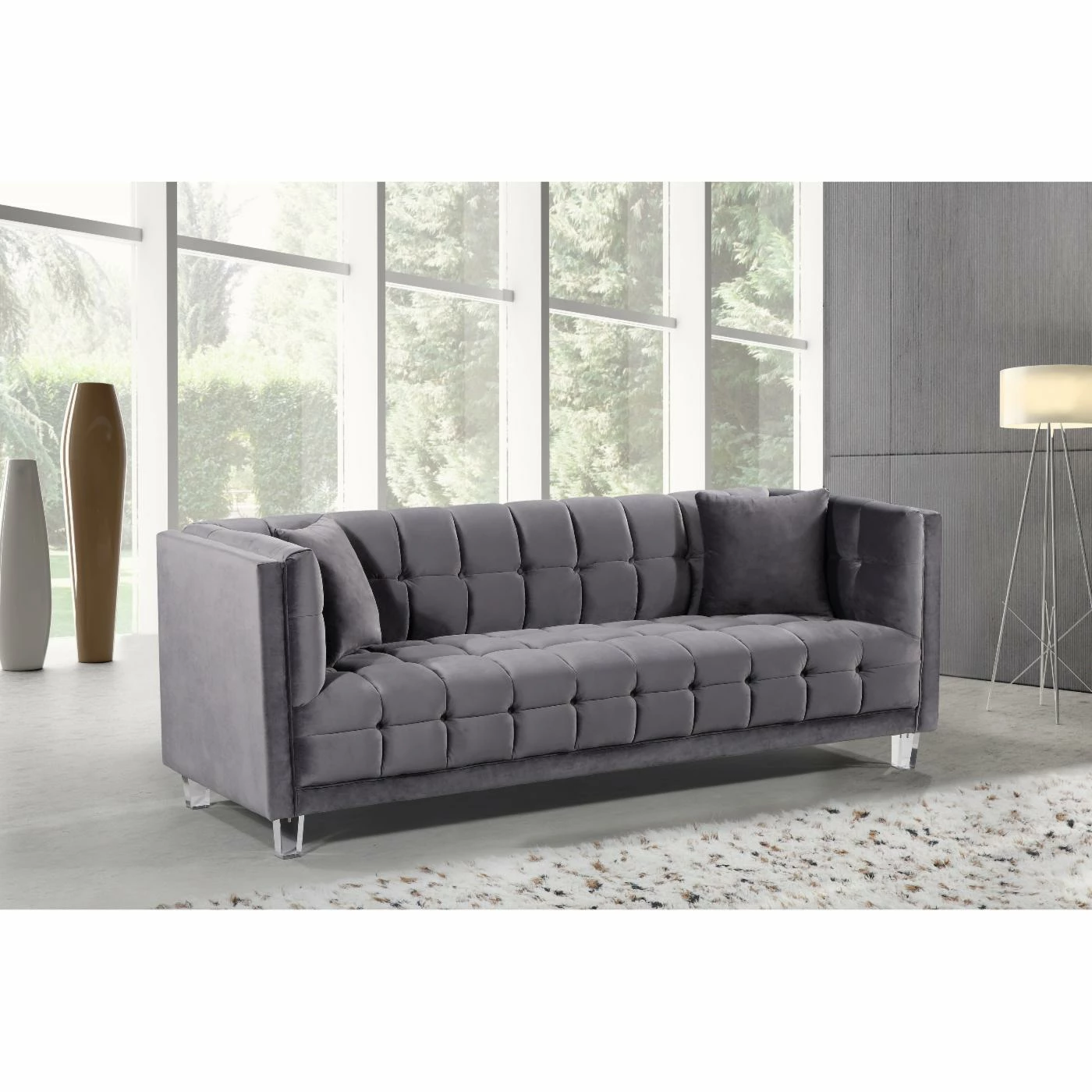 Cheapest ✨ Sofas Meridian Furniture Inc Mariel Tufted Sofa 🎉 - Image 4