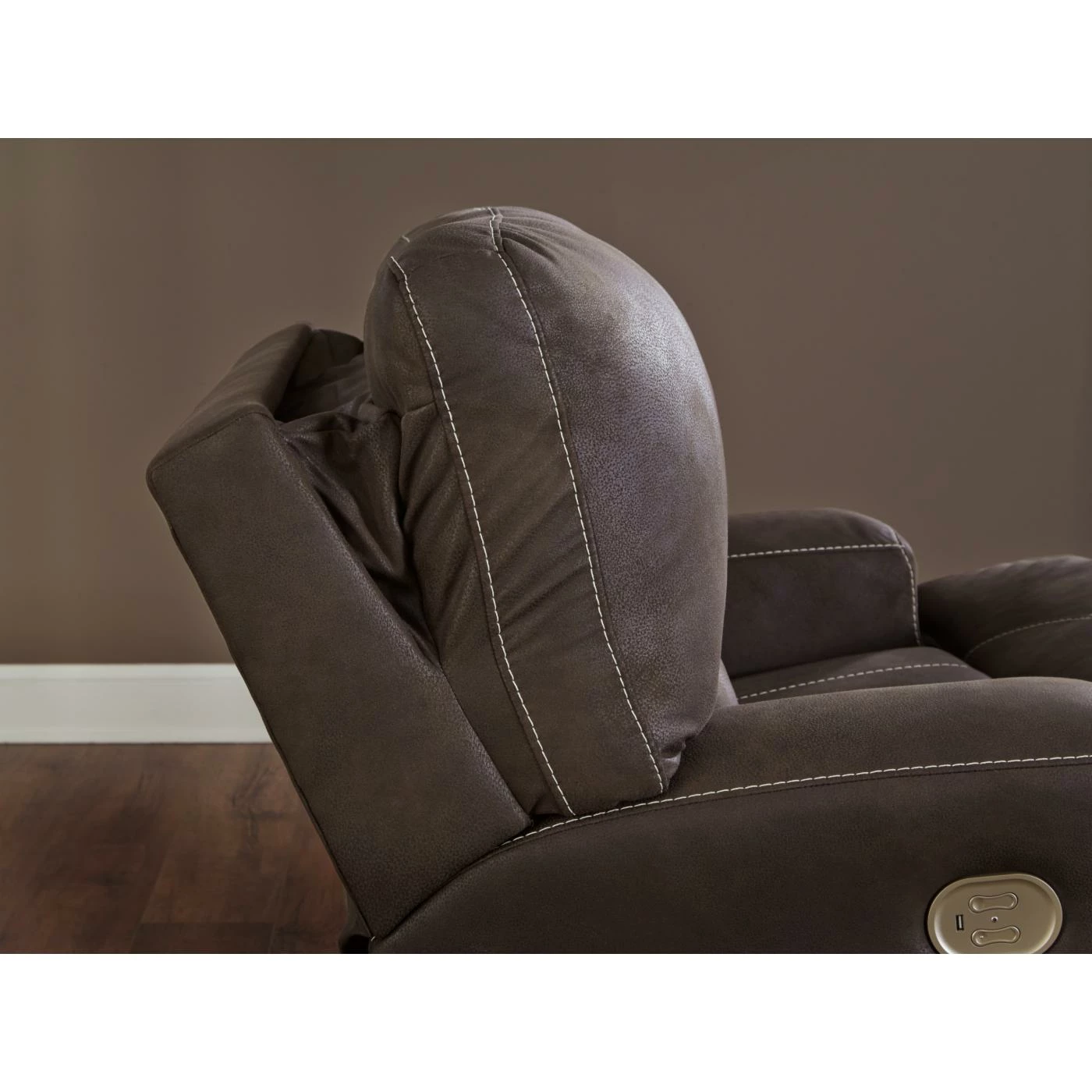 Best Pirce π Sofas Signature Design By Ashley Kitching 2 Seat Power Reclining Sofa With Adjustable Headrest β - Image 6