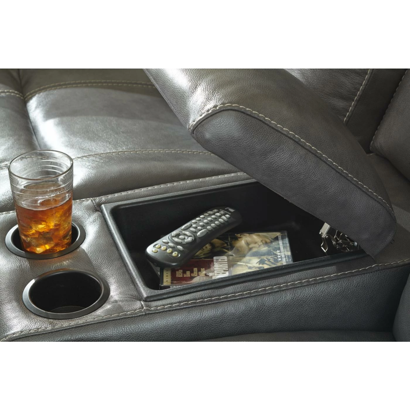 Cheapest 👍 Loveseats Signature Design By Ashley Edmar Power Reclining Loveseat With Adjustable Headrest 👍 - Image 6