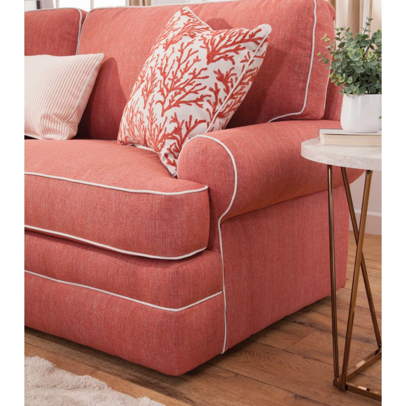 Discount 🌟 Loveseats American Furniture Classics Coral Springs Loveseat With Two Matching Pillows 🌟 - Image 6