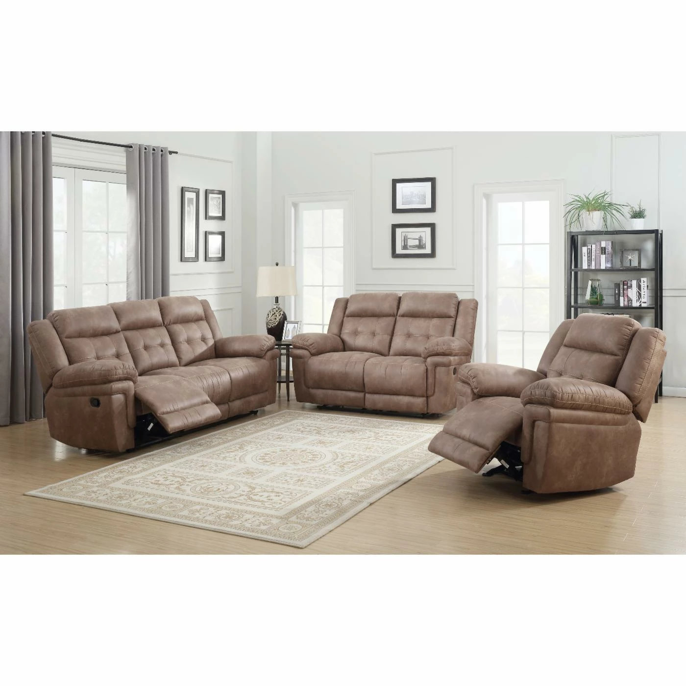Budget ⌛ Sofas Steve Silver Co. Anastasia Recliner Sofa ❤️ - Image 6