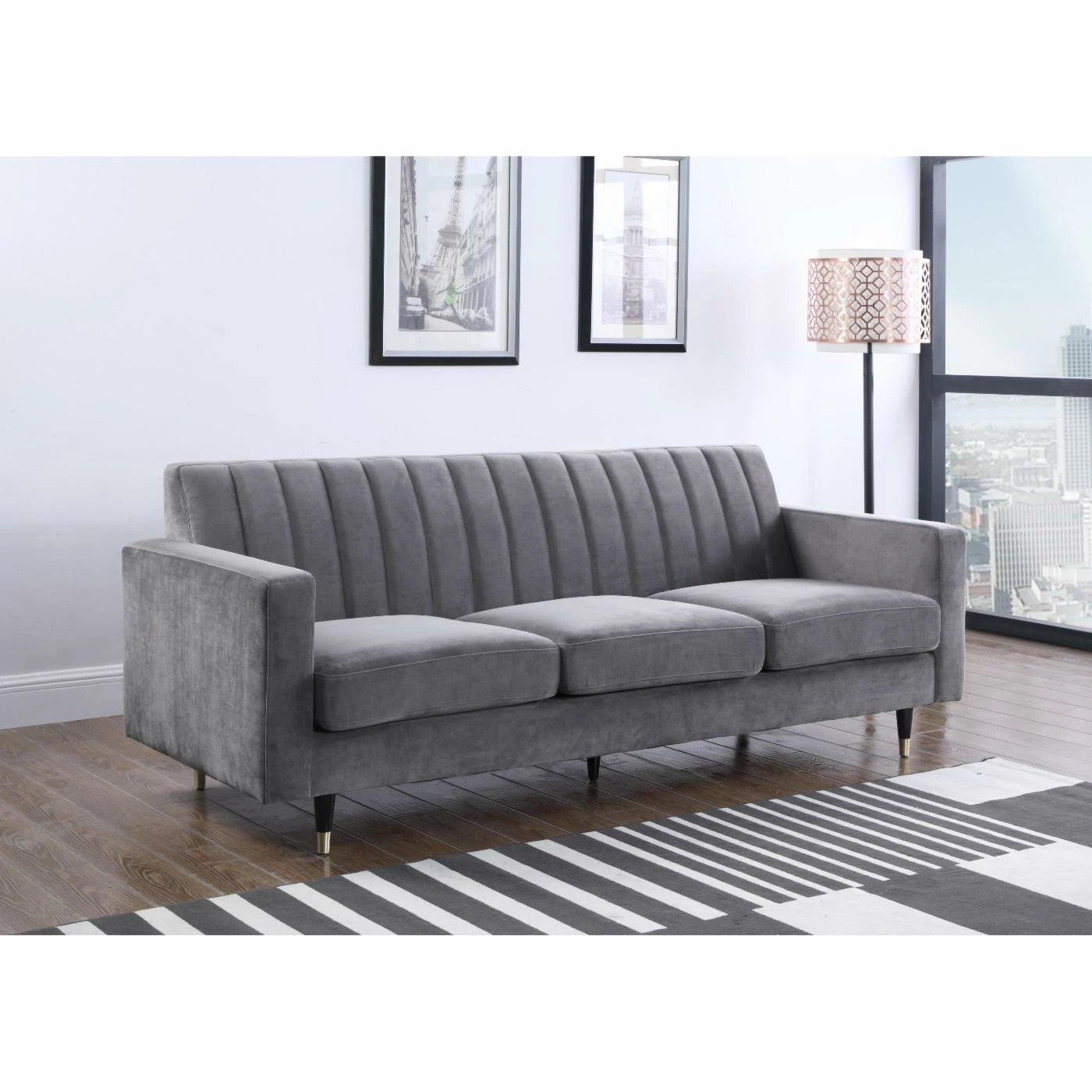 Deals ✔️ Sofas Meridian Furniture Inc Lola Upholstered Sofa ✔️ - Image 8
