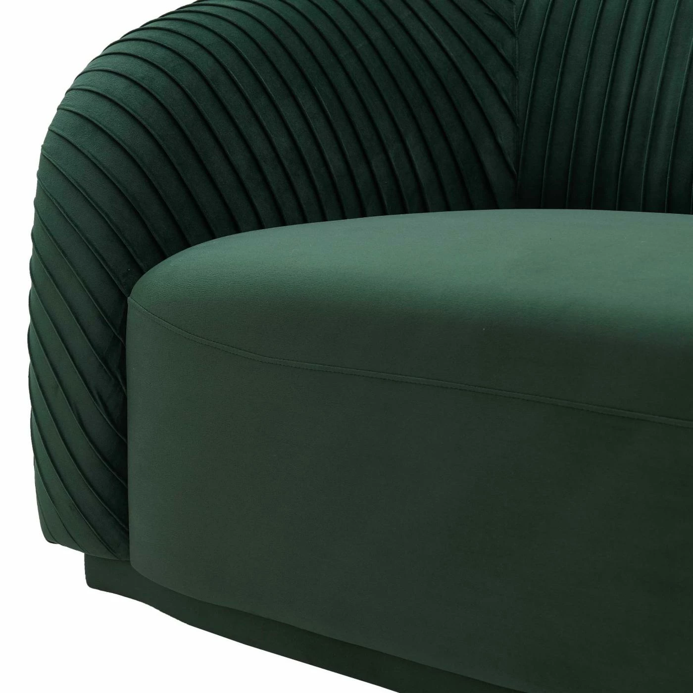 Coupon π Sofas TOV Furniture Yara Pleated Velvet Sofa π - Image 7