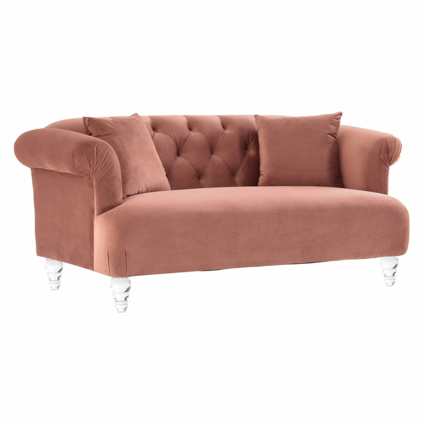 Discount โ Loveseats Armen Living Elegance Tufted Loveseat ๐ - Image 9