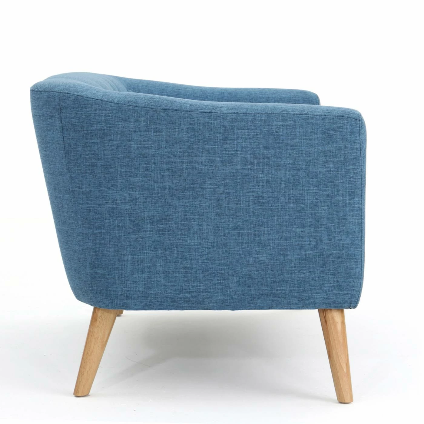 Best deal 🎉 Best Selling Home Loveseats Brandon Fabric Mid-Century Modern Loveseat 🎁 - Image 9