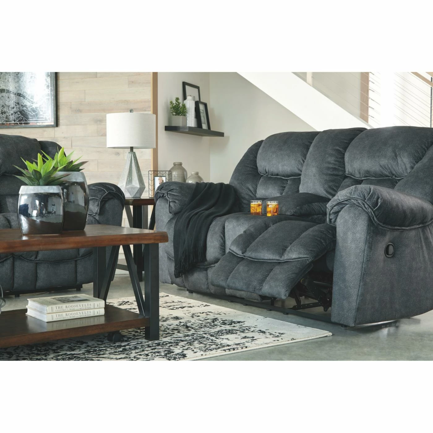Best deal ๐ฅ Loveseats Signature Design By Ashley Capehorn Reclining Loveseat โจ - Image 10
