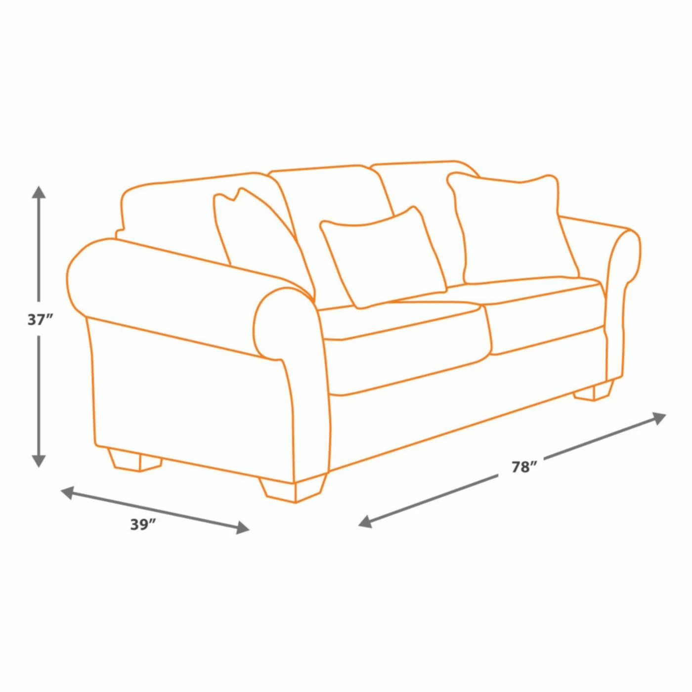 Discount ๐ฅ Sofas Signature Design By Ashley Tibbee Sofa โ๏ธ - Image 3