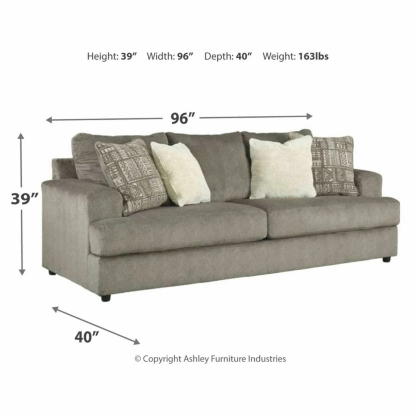 Buy ๐งจ Sofas Signature Design By Ashley Soletren Sofa ๐ - Image 10