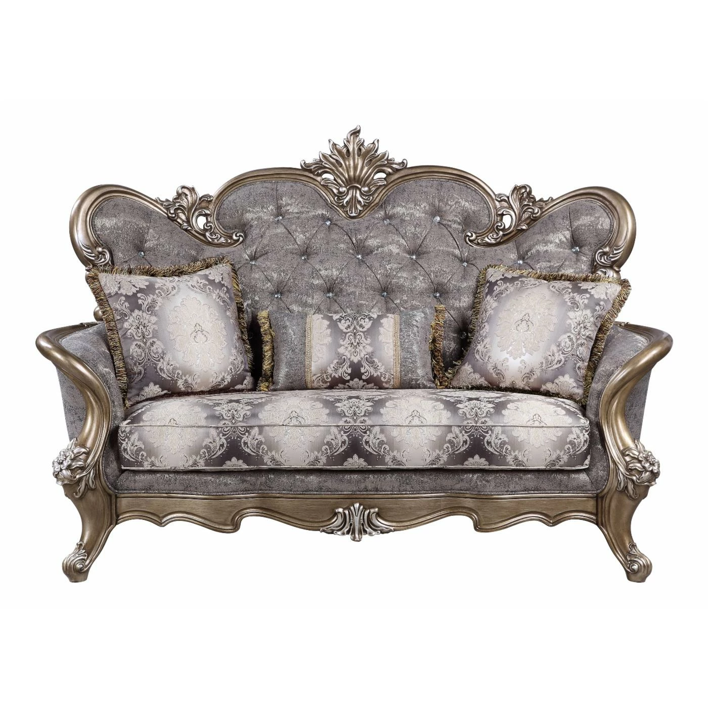 Best Pirce 𧨠Loveseats Acme Furniture Elozzol Fabric Loveseat β - Image 3