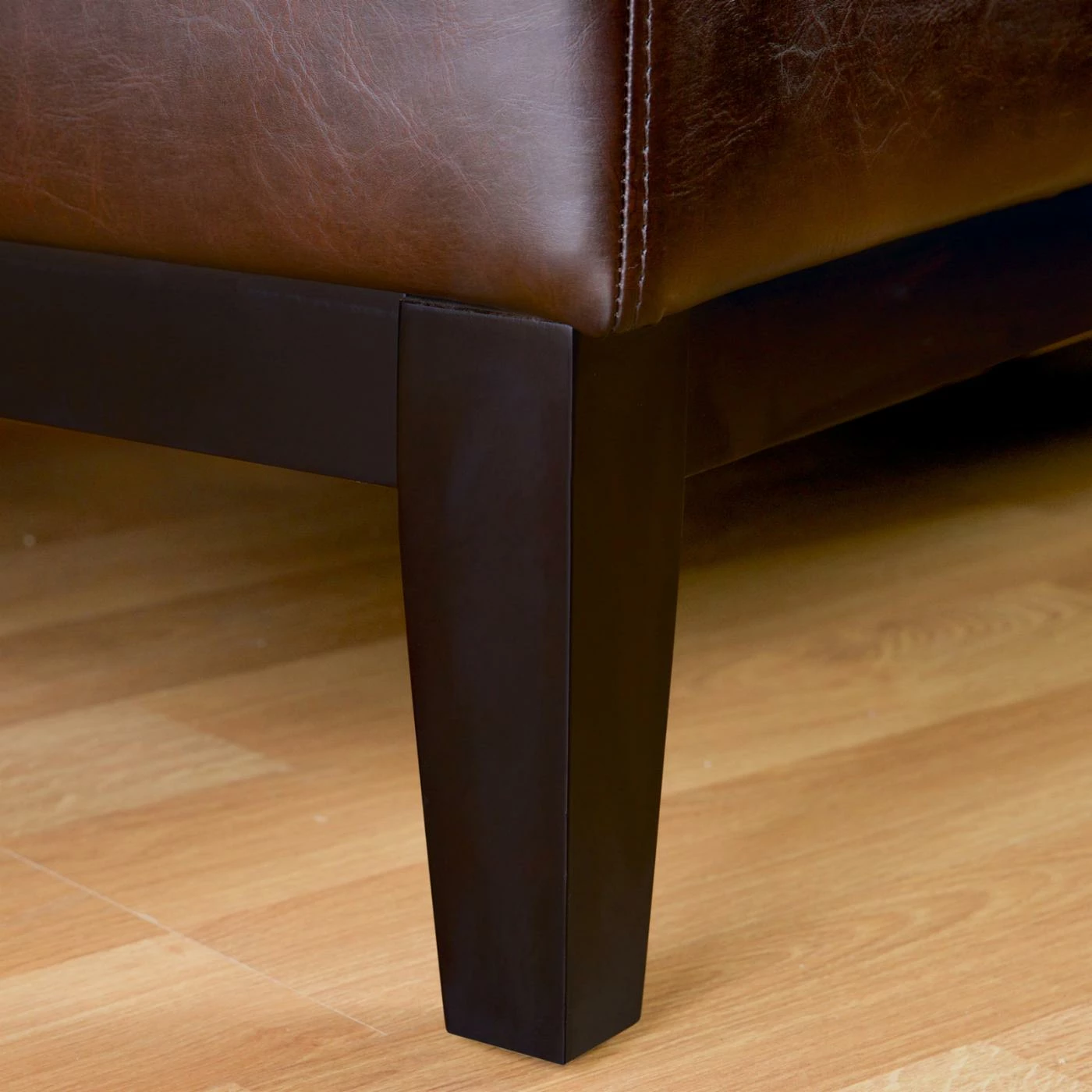 Deals ๐ Best Selling Home Loveseats Bonded Leather Loveseat ๐งจ - Image 3