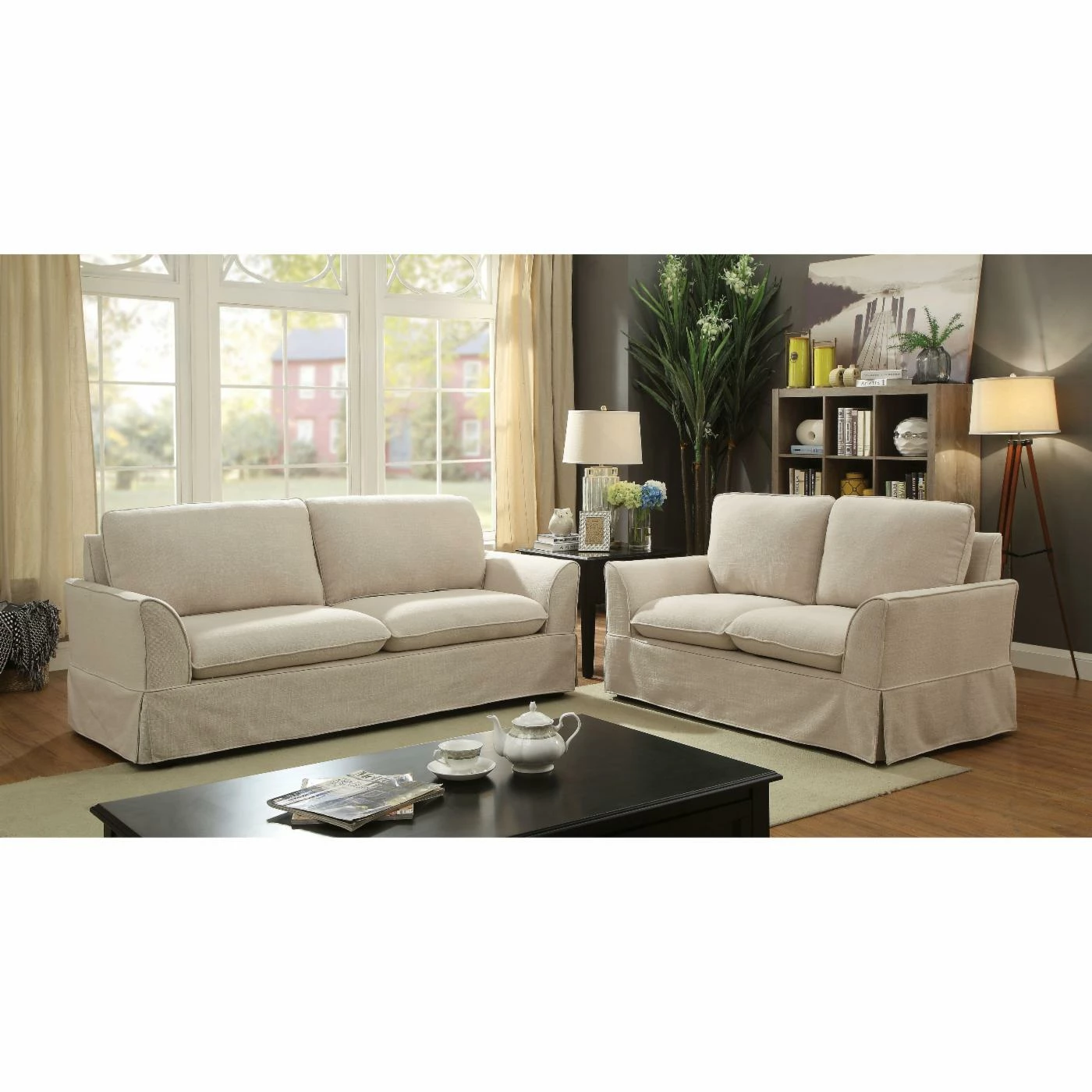 Deals 🎉 Loveseats Furniture Of America Dean Love Seat 💯 - Image 3
