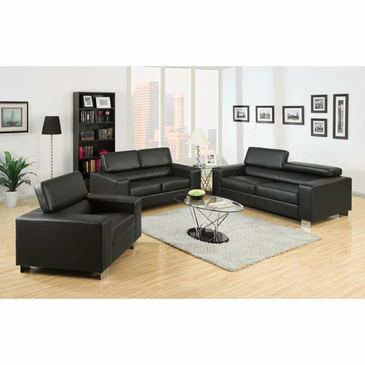 Cheapest โ Loveseats Furniture Of America Lawrence Bonded Leather Match Loveseat ๐คฉ - Image 3
