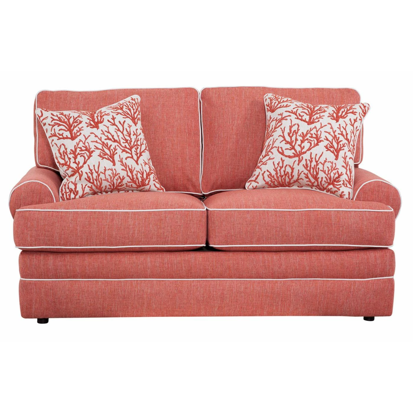 Discount 🌟 Loveseats American Furniture Classics Coral Springs Loveseat With Two Matching Pillows 🌟 - Image 3