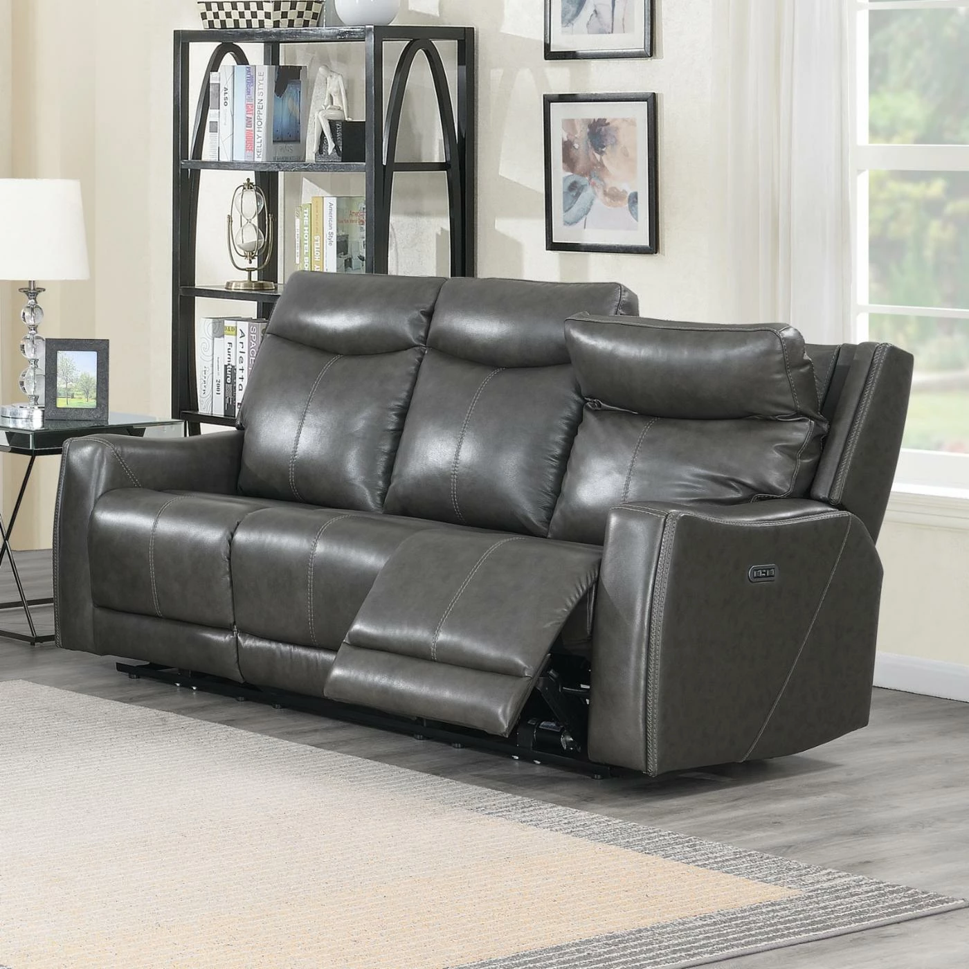 Budget ๐ Sofas Steve Silver Co. Natalia Power Recliner Sofa โญ - Image 3
