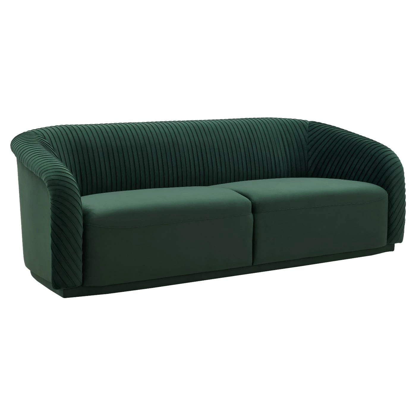 Coupon π Sofas TOV Furniture Yara Pleated Velvet Sofa π - Image 2