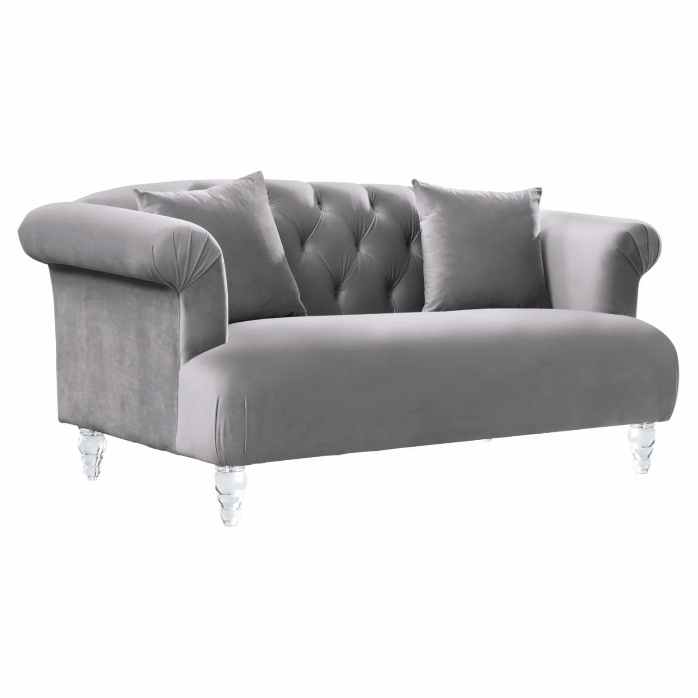 Discount โ Loveseats Armen Living Elegance Tufted Loveseat ๐ - Image 2