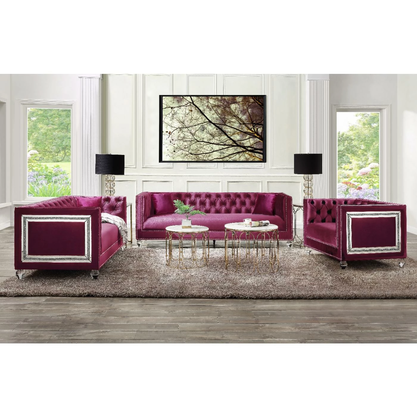 Budget β¨ Sofas Acme Furniture Heibero Sofa β¨ - Image 2