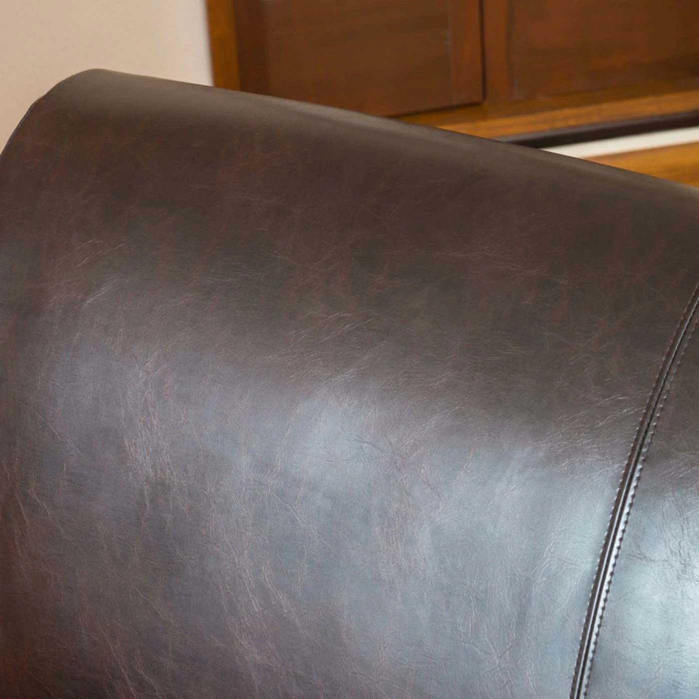 Deals ๐ Best Selling Home Loveseats Bonded Leather Loveseat ๐งจ - Image 2