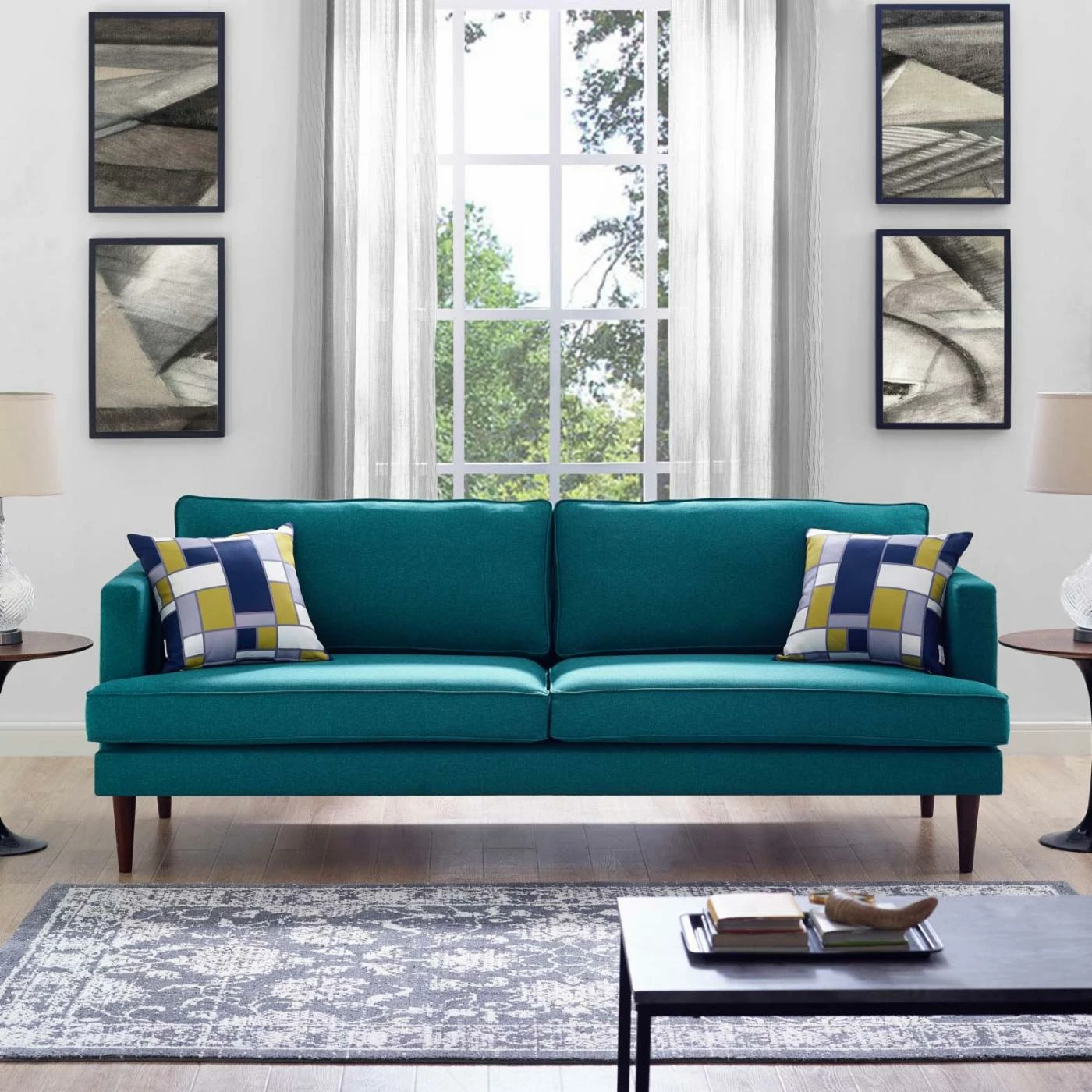 Wholesale ✨ Sofas Modway Agile Upholstered Fabric Sofa ❤️ - Image 2