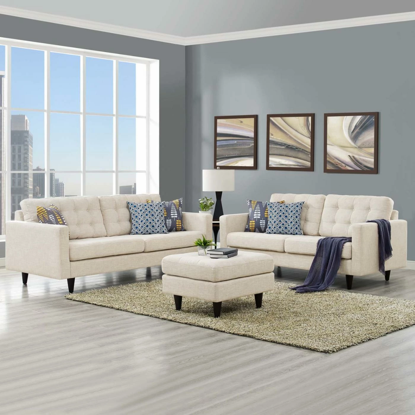 Best Sale ๐ฅฐ Sofa Sets Modway Empress Sofa And Loveseat Set ๐ - Image 2