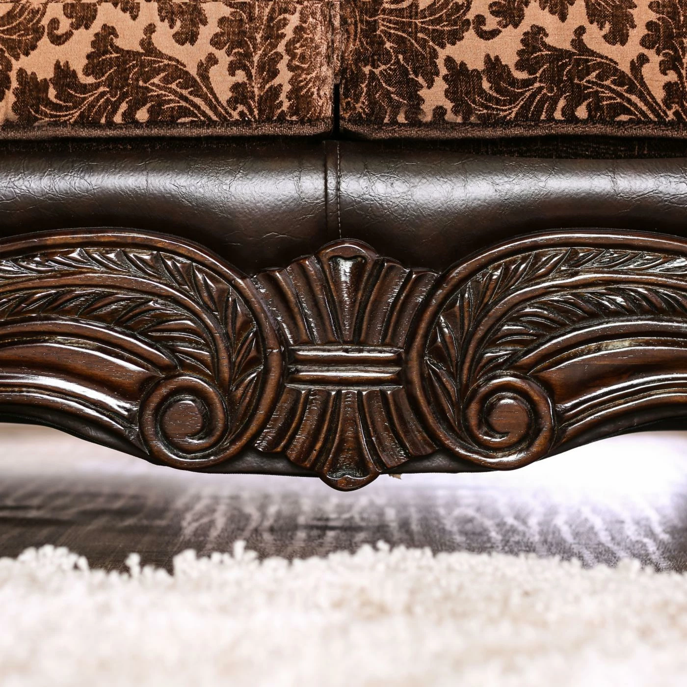 Best reviews of โจ Loveseats Furniture Of America Maldino Traditional Style Intricate Wood Carved Loveseat ๐คฉ - Image 2
