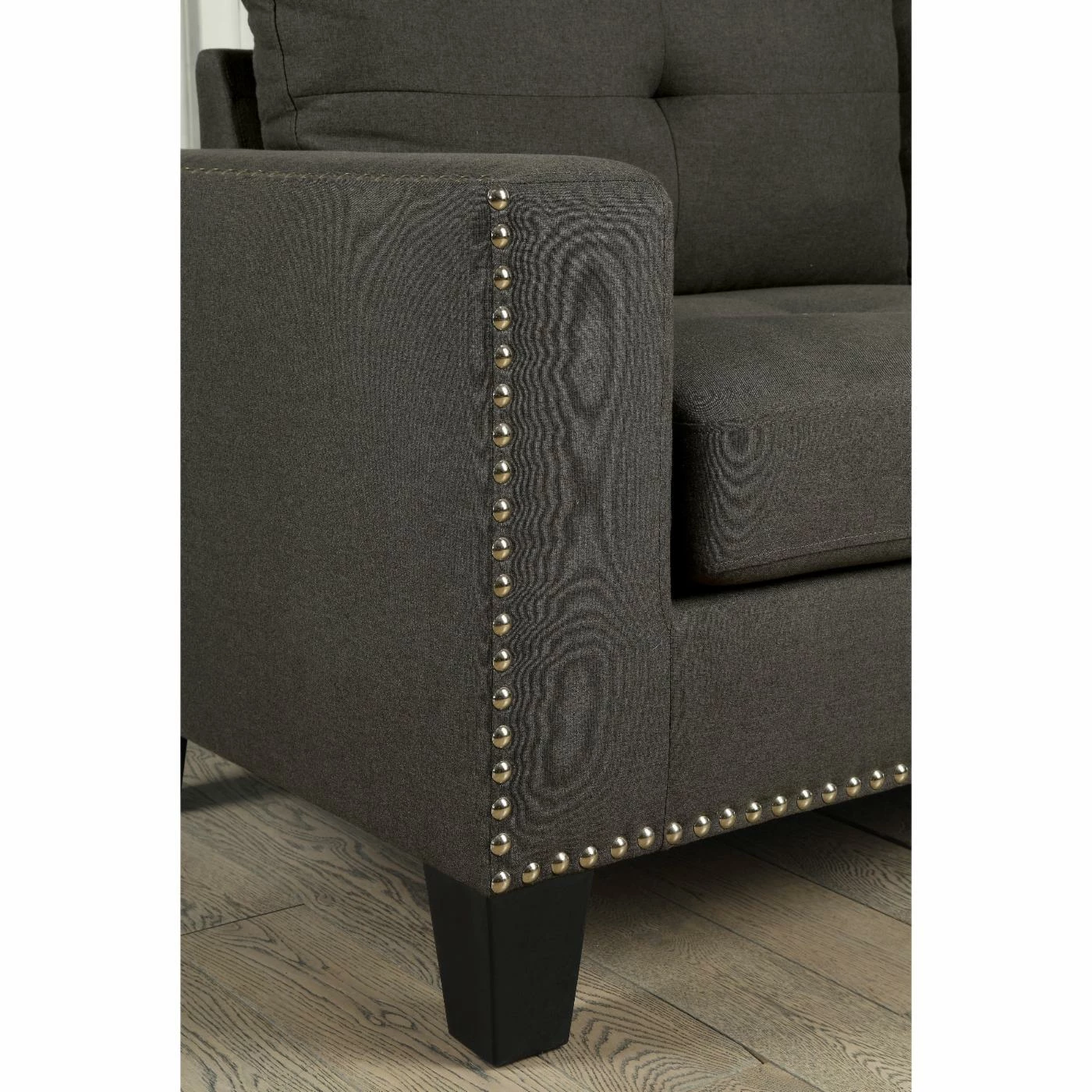 Deals ๐ Loveseats Furniture Of America Contemporary Redford Nailhead Loveseat ๐งจ - Image 2