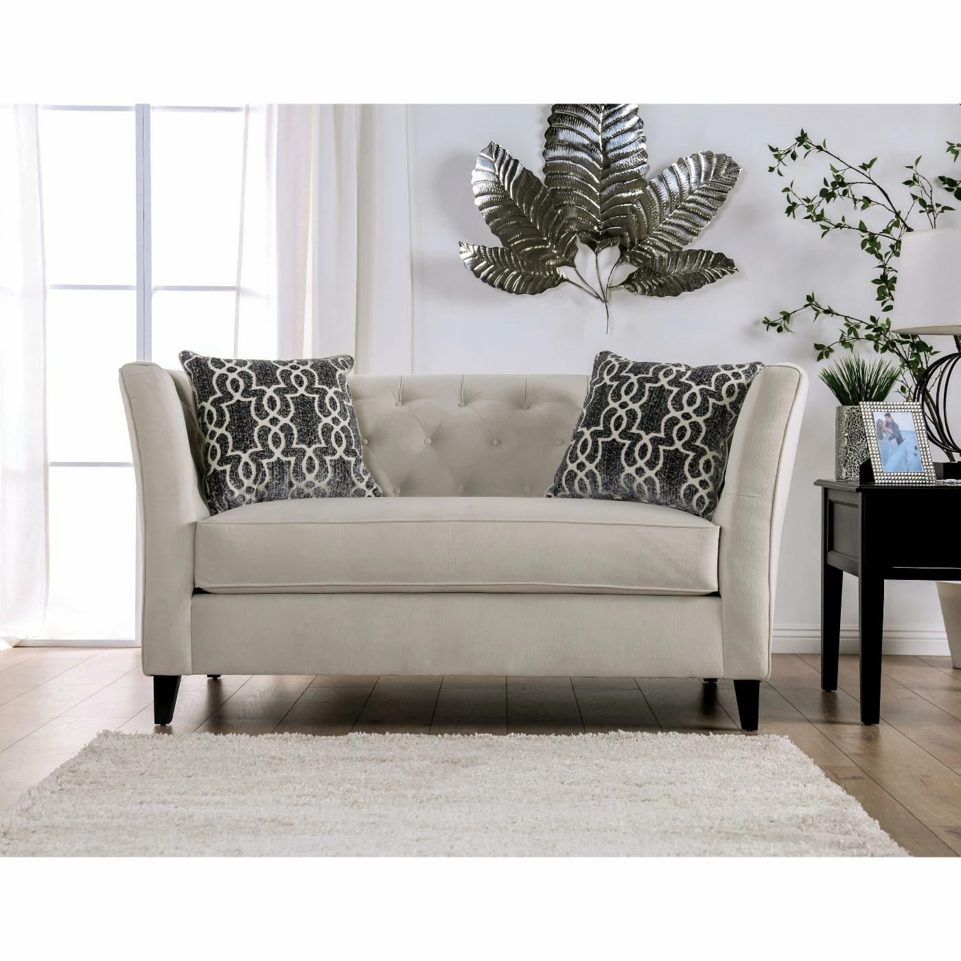 Cheap 💯 Loveseats Furniture Of America Dominion Tufted Loveseat 😍 - Image 2