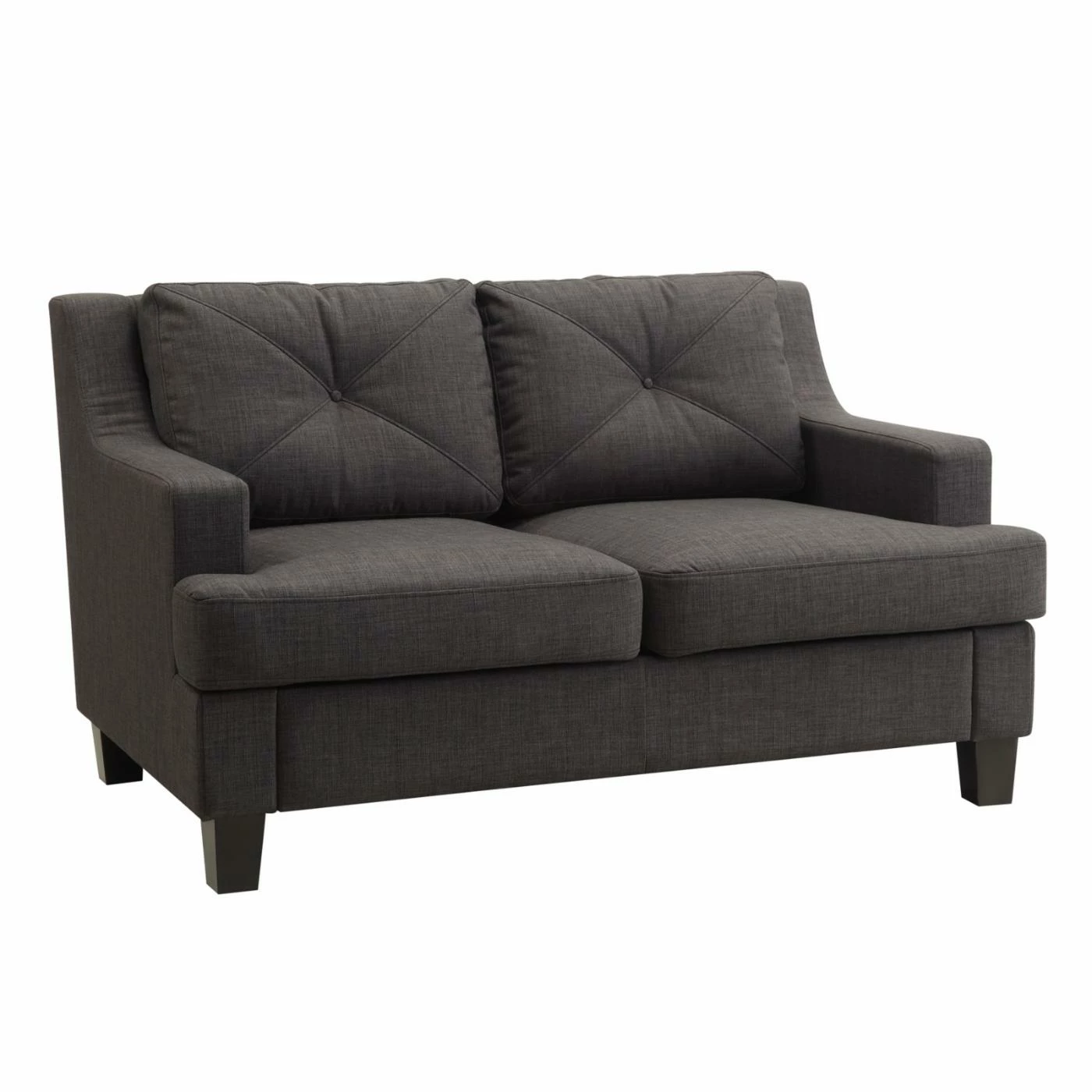 Wholesale π Loveseats Chelsea Lane Upholstered Tufted Loveseat - Dark Gray π - Image 2
