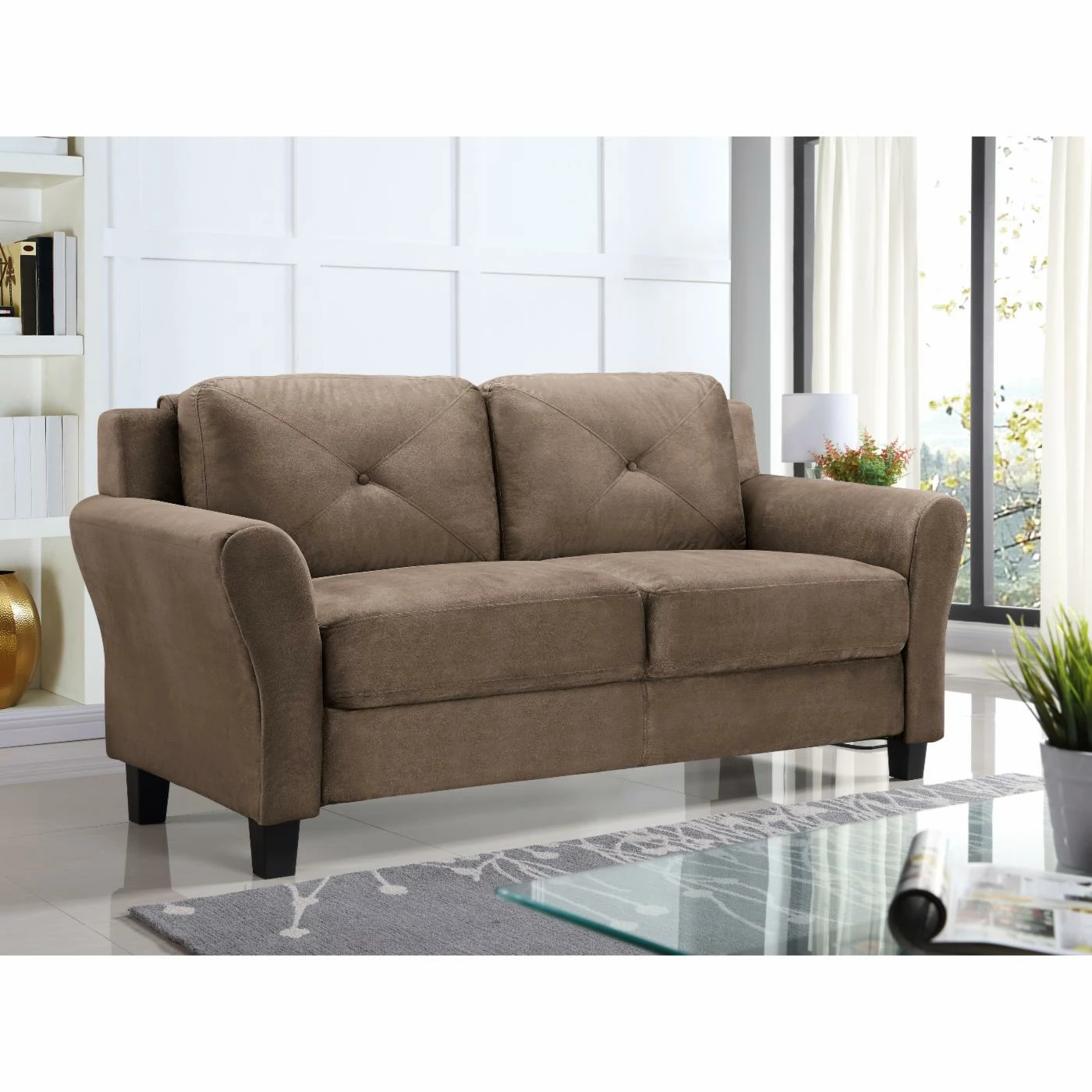 New 🎉 Loveseats Lifestyle Solutions Harvard Loveseat ✔️ - Image 2