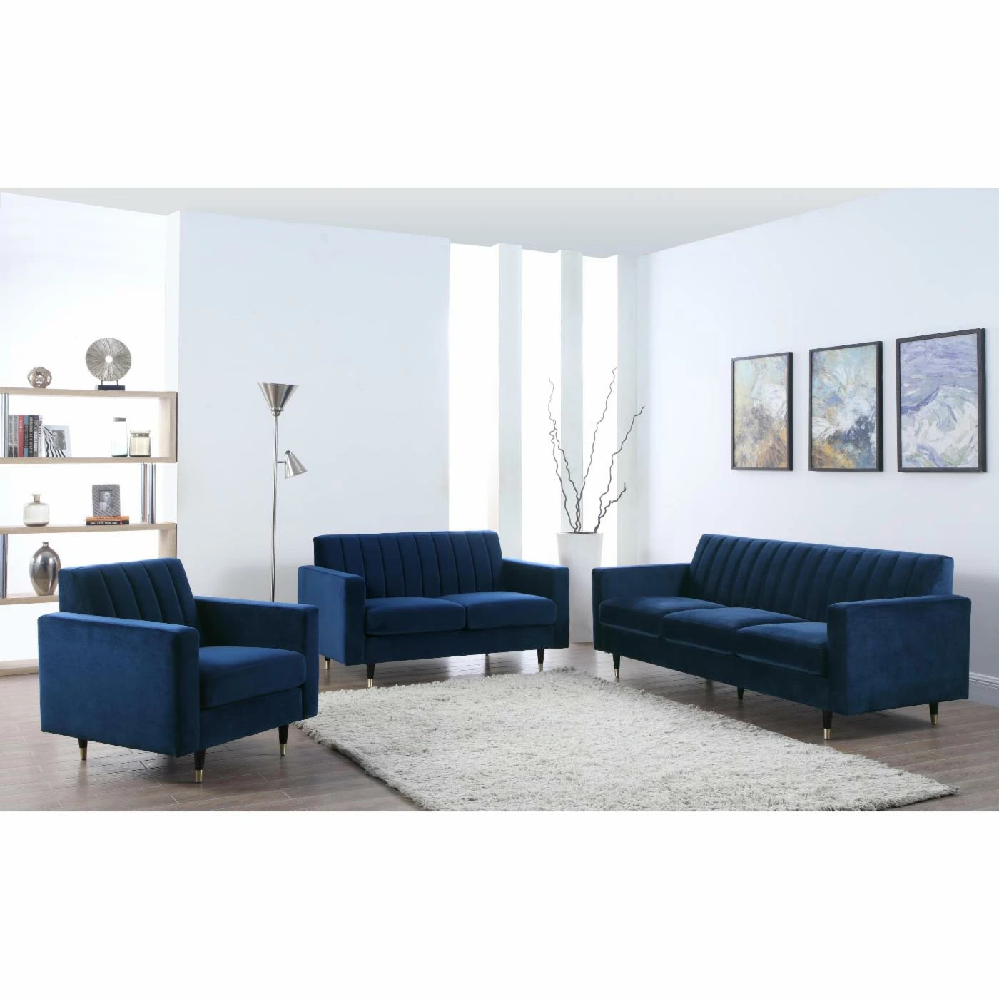 Deals ✔️ Sofas Meridian Furniture Inc Lola Upholstered Sofa ✔️ - Image 2