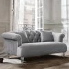 Discount ⌛ Loveseats Armen Living Elegance Tufted Loveseat 🎁