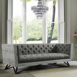 Promo ✨ Sofas Armen Living Regis Tufted Sofa 🎉