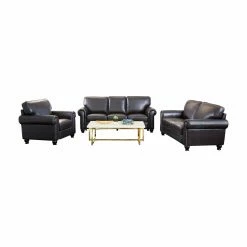 Hot Sale 🔔 Sofa Sets Abbyson Bellagio 3 Piece Sofa Set 🥰