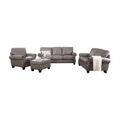 Cheap 🤩 Sofa Sets Abbyson Landon 4 Piece Sofa Set 🔔