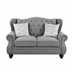 Best Pirce ๐งจ Loveseats Acme Furniture Hannes Loveseat With 2 Pillows ๐