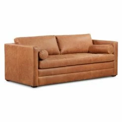 Cheap ⭐ Poly & Bark Sofas Poly & Bark Napa Leather Sleeper Sofa 🤩