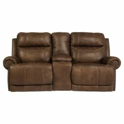 Outlet ✔️ Loveseats Signature Design By Ashley Austere Double Reclining Loveseat With Console 🥰