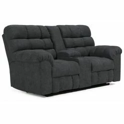 Top 10 ⭐ Loveseats Signature Design By Ashley Wilhurst Double Reclining Loveseat With Console ⭐