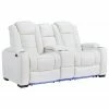 Budget ⭐ Loveseats Signature Design By Ashley Party Time Power Reclining Loveseat With Adjustable Headrest 🛒