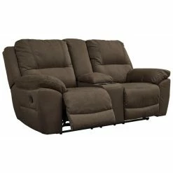 Hot Sale 🧨 Loveseats Signature Design By Ashley Next-Gen Gaucho Double Reclining Loveseat With Console 🤩