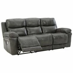 New 🤩 Sofas Signature Design By Ashley Edmar Power Reclining Sofa With Adjustable Headrest 😍