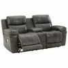 Cheapest 👍 Loveseats Signature Design By Ashley Edmar Power Reclining Loveseat With Adjustable Headrest 👍