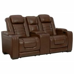 Flash Sale 💯 Loveseats Signature Design By Ashley Backtrack Power Reclining Loveseat With Adjustable Headrest ⭐