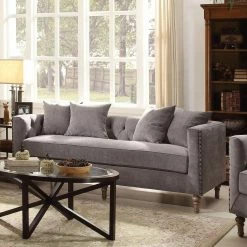 Outlet ⭐ Sofas Benzara Regal Velvet Sofa ✔️